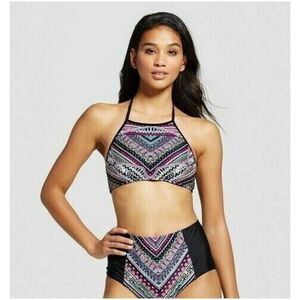 Mossimo Womens Sz Small Two-Piece Swimsuit Tribal Print Bikini